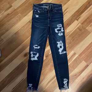 American Eagle jegging crop